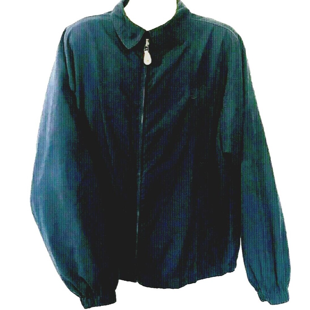 Timberland Vtg Jacket Weathergear Mechanics Bomber Lined Zip Blue XL Golf Preppy
